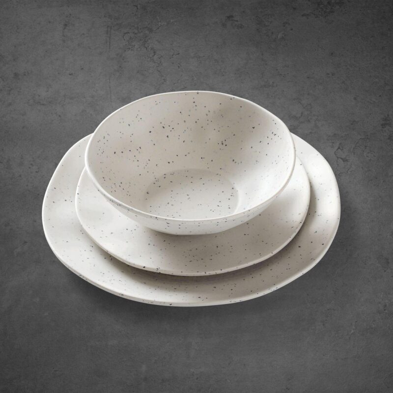 Oneida Terrazzo Melamine 12-pc. Dinnerware Set - Image 3