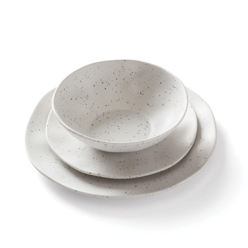 Oneida Terrazzo Melamine 12-pc. Dinnerware Set - Image 6