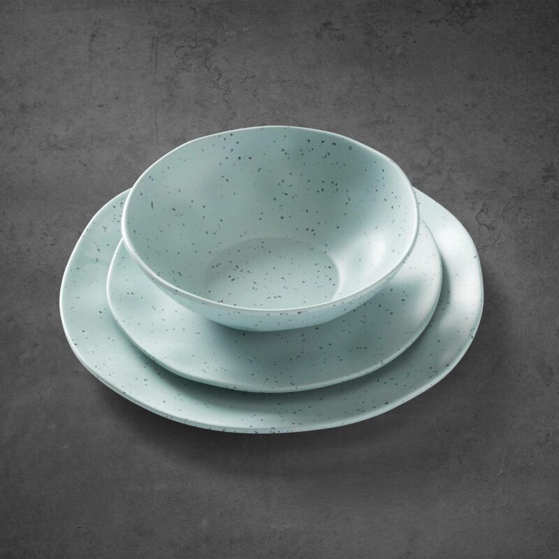 Oneida Terrazzo Melamine 12-pc. Dinnerware Set - Image 4