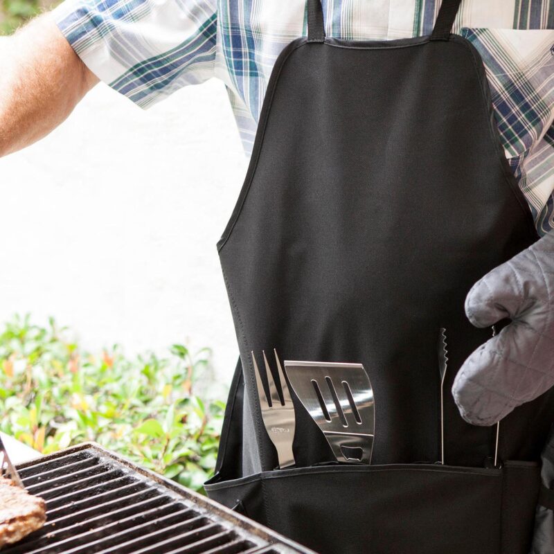 Oniva BBQ Apron Tote Pro Grill Set - Image 8