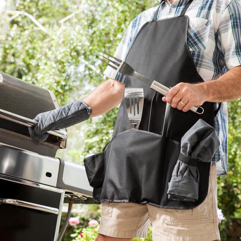 Oniva BBQ Apron Tote Pro Grill Set - Image 2