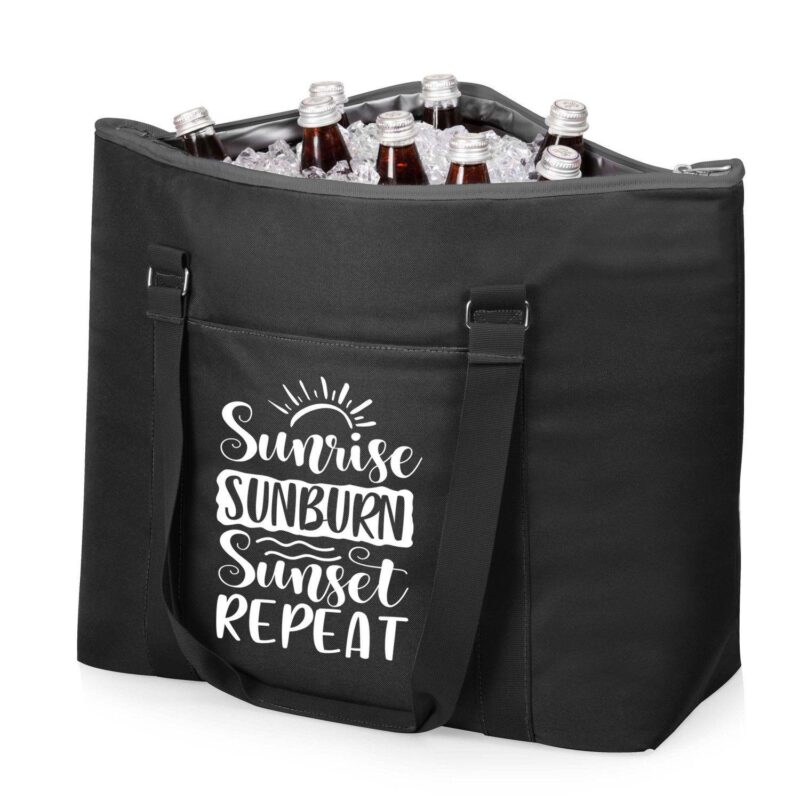 Oniva Sunrise Sunburn Sunset Repeat Tahoe XL Cooler Tote Bag - Image 2