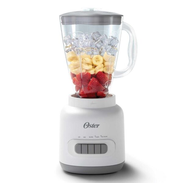 Oster 6 Cup 5 Speed 700 Watt Plastic Jar Easy To Use Blender in White