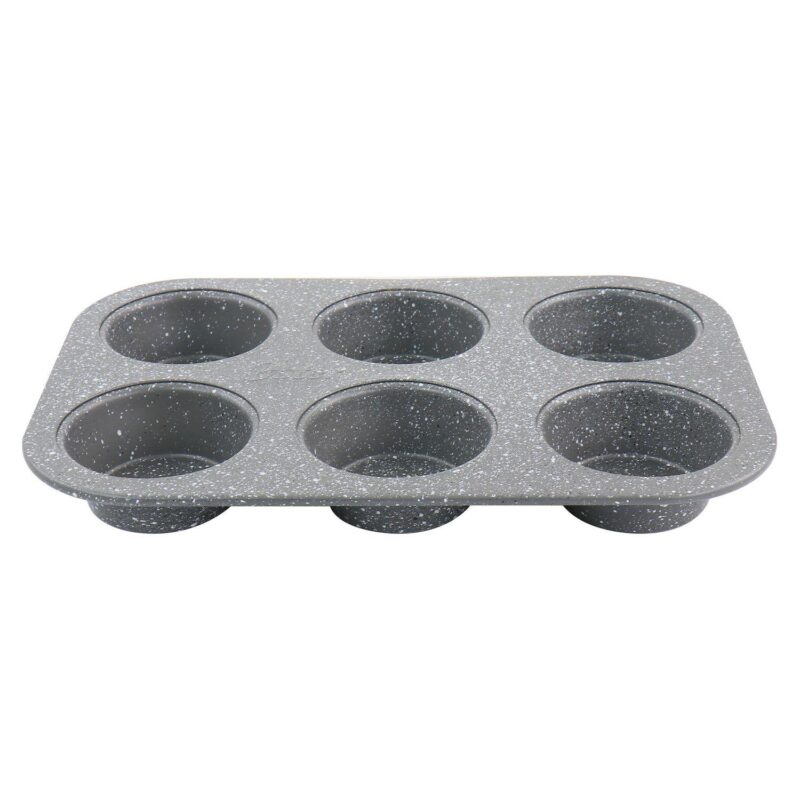 Oster Cocina 6 Piece Carbon Steel Non Stick Bakeware Set in Greystone - Image 2