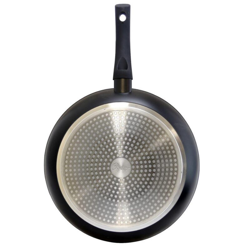Oster Cocina Allston 12 Inch Aluminum Nonstick Frying Pan in Black - Image 2
