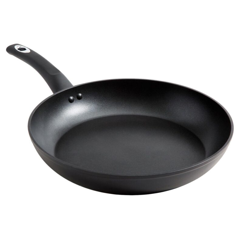 Oster Cocina Allston 12 Inch Aluminum Nonstick Frying Pan in Black - Image 5