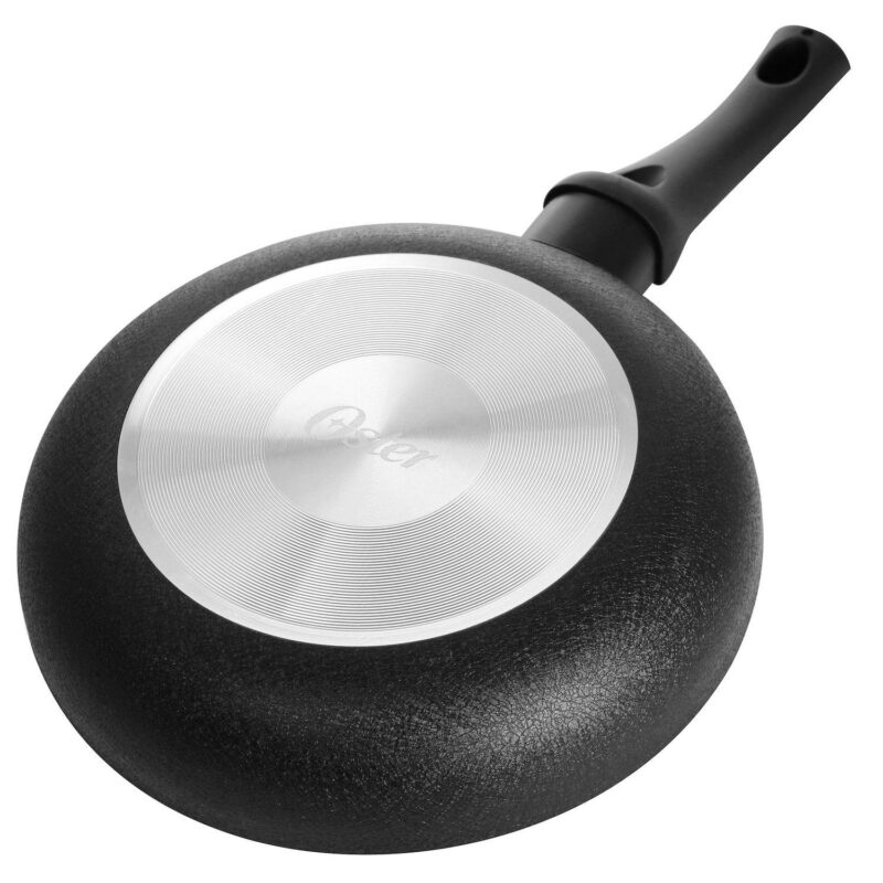 Oster Cocina Ashford 8 Inch Non Stick Aluminum Frying Pan in Black - Image 3