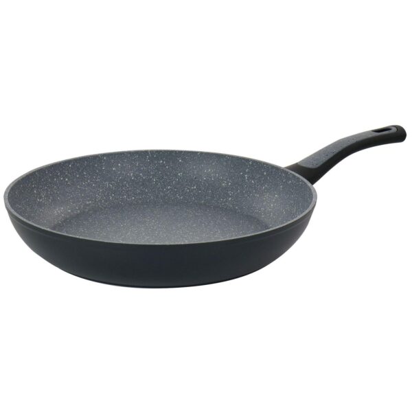 Oster Cocina Bastone 12 Inch Aluminum Nonstick Frying Pan in Speckled Gray