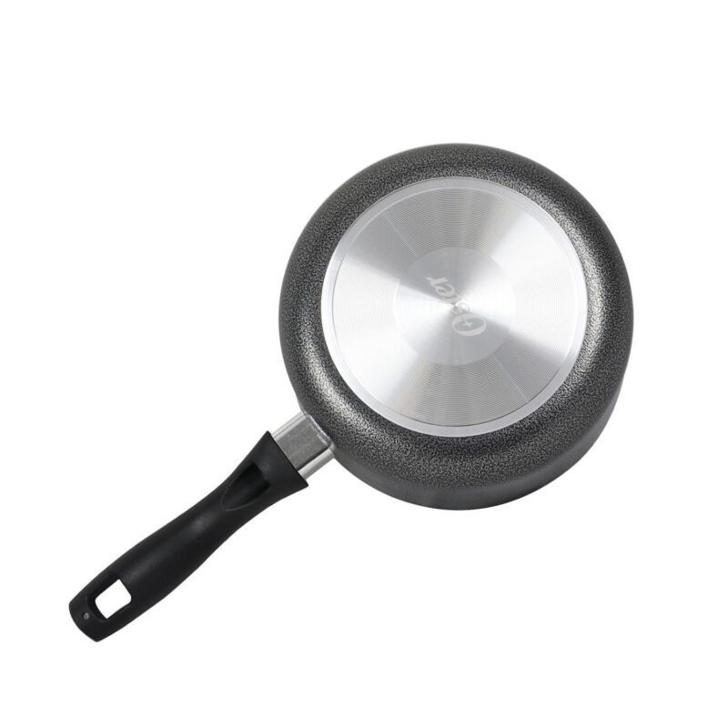Oster Cocina Clairborne 2.5 Quart Aluminum Sauce Pan with Lid in Charcoal Grey - Image 2