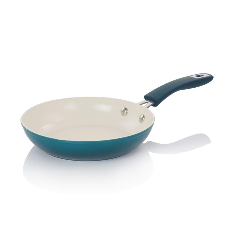Oster Cocina Corbett 8 Piece Nonstick Aluminum Cookware Set in Teal - Image 5