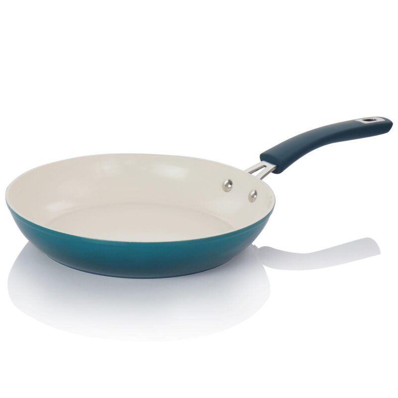 Oster Cocina Corbett 8 Piece Nonstick Aluminum Cookware Set in Teal - Image 4