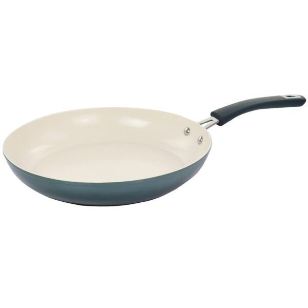 Oster Cocina Corbett 12 Inch Nonstick Aluminum Frying Pan in Gray