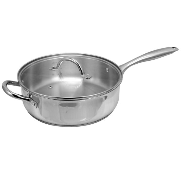 Oster Cocina Cuisine Saunders 4.2 Quart Saut Pan with Lid