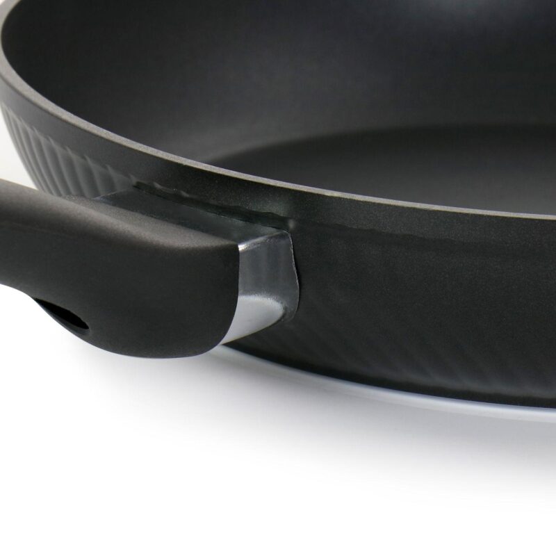 Oster Cocina Kono 11 Inch Aluminum Nonstick Frying Pan in Black - Image 4