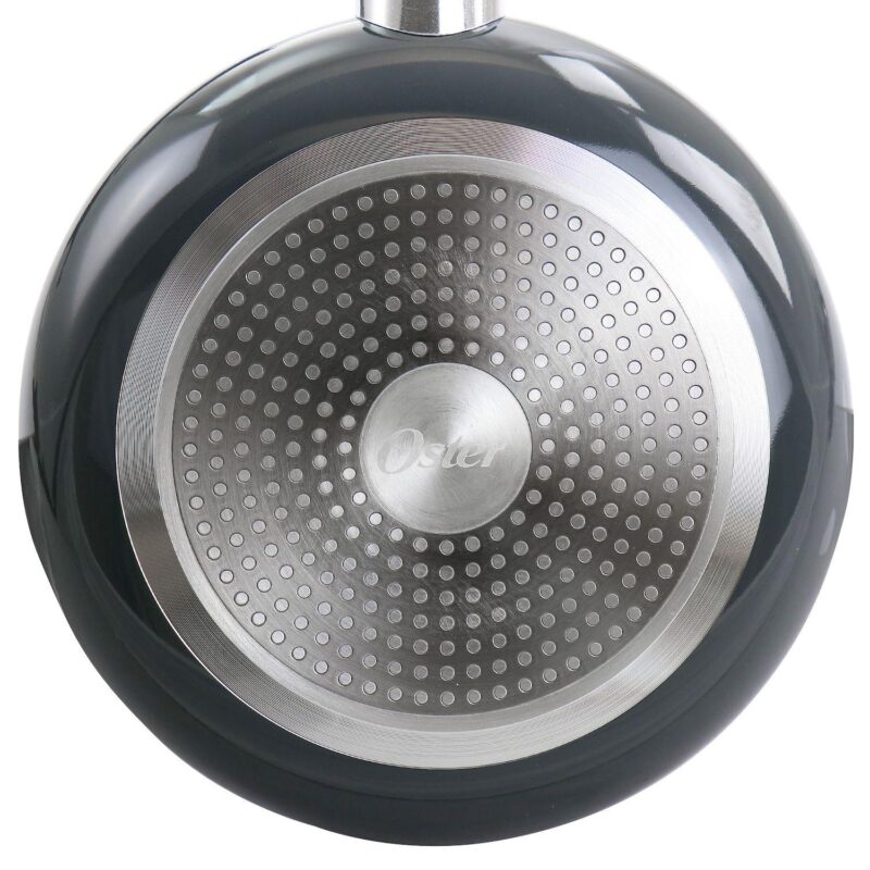 Oster Cocina Legacy 12 Inch Aluminum Nonstick Frying Pan in Gray - Image 3