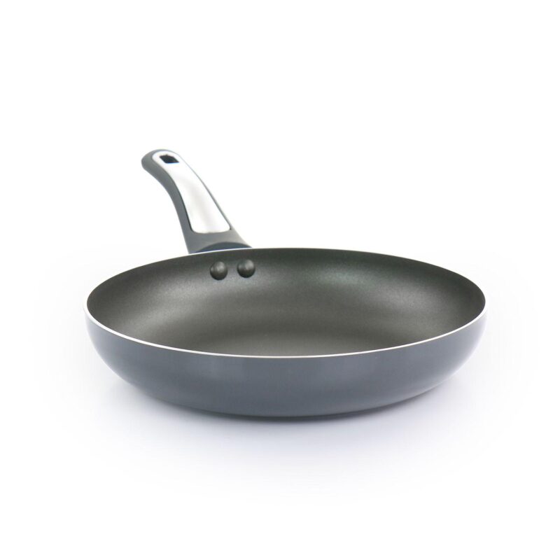 Oster Cocina Legacy 12 Inch Aluminum Nonstick Frying Pan in Gray - Image 2