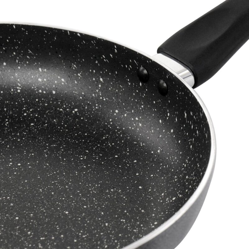 Oster Cocina Pallermo 11 Inch Nonstick Aluminum Frying Pan in Charcoal - Image 3