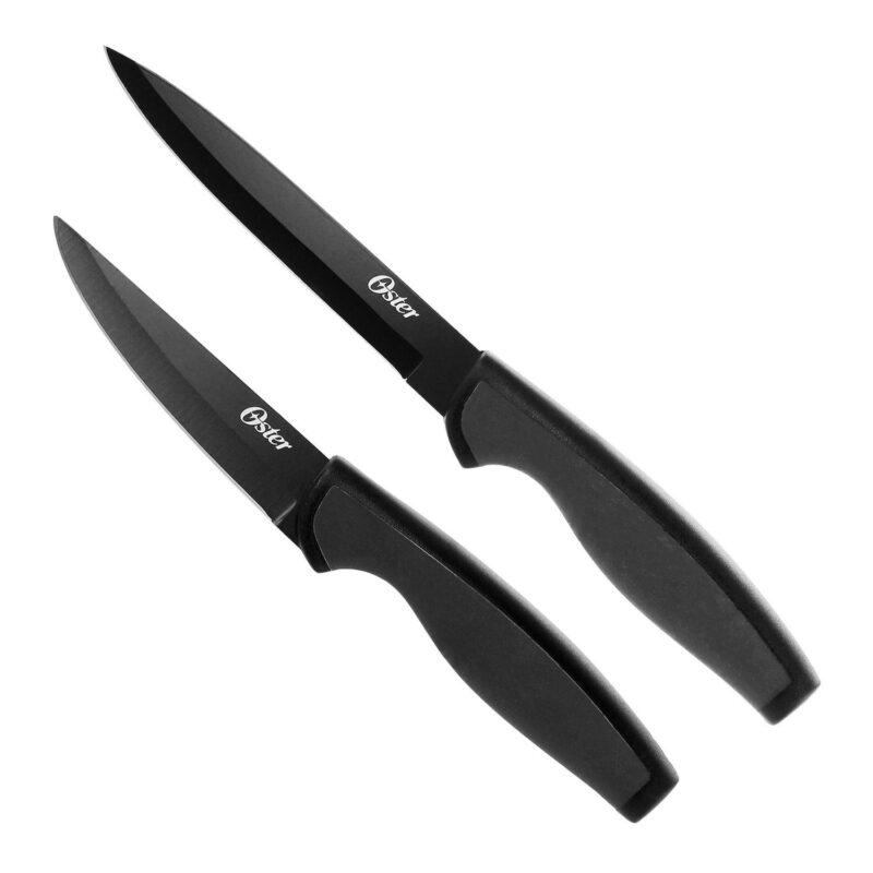 Oster Slice Craft 3 Piece Stainless Steel Cutlery Set in Black - Image 3