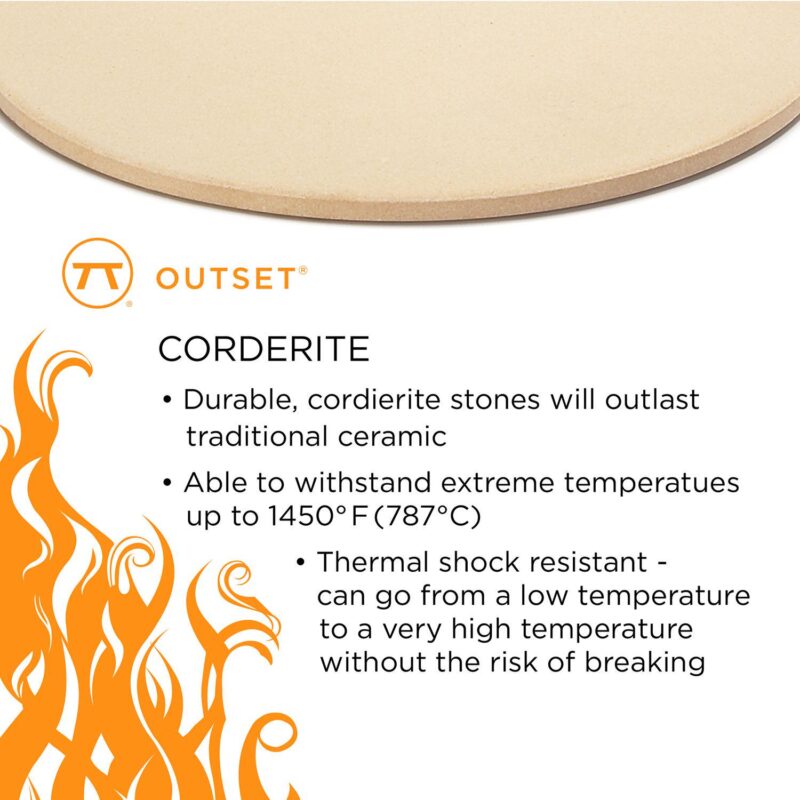 Outset 16.5-in. Pizza Grilling Stone - Image 4