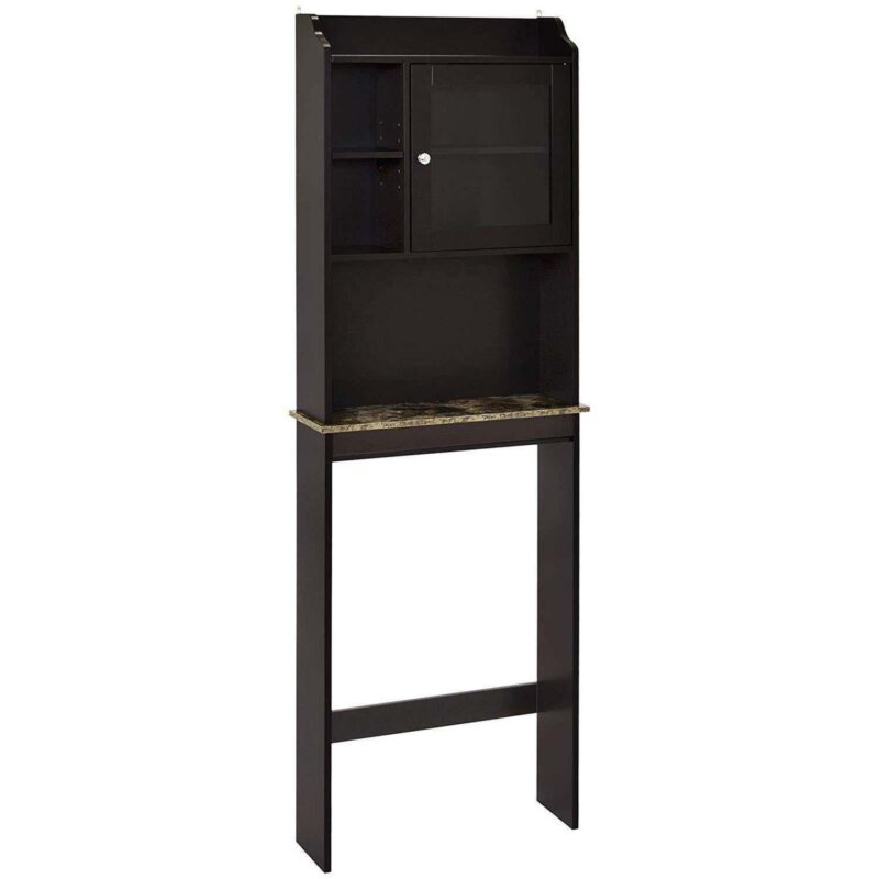 Over The Toilet Space Saver Wood Storage Cabinet For Home Bathroom - Image 6