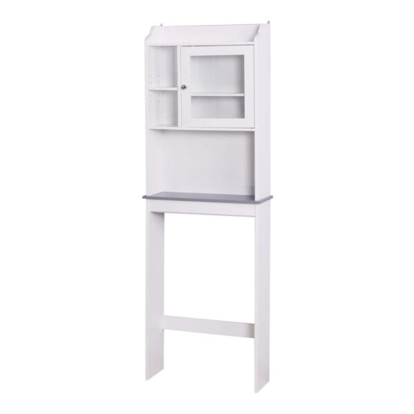 Over The Toilet Space Saver Wood Storage Cabinet For Home Bathroom