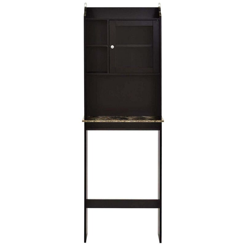 Over The Toilet Space Saver Wood Storage Cabinet For Home Bathroom - Image 5
