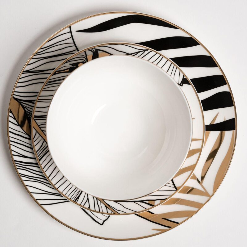 Ozarke's Alpha Golden Black Plates Set - Image 5