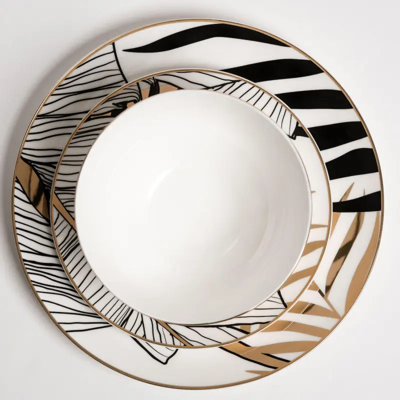 Ozarke's Alpha Golden Black Plates Set - Image 5