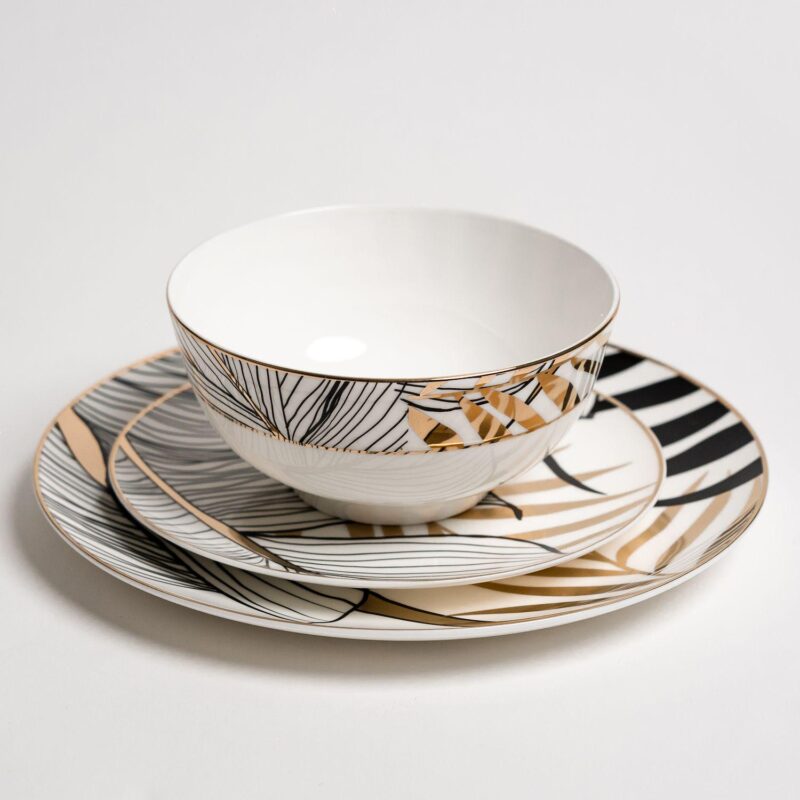 Ozarke's Alpha Golden Black Plates Set - Image 2