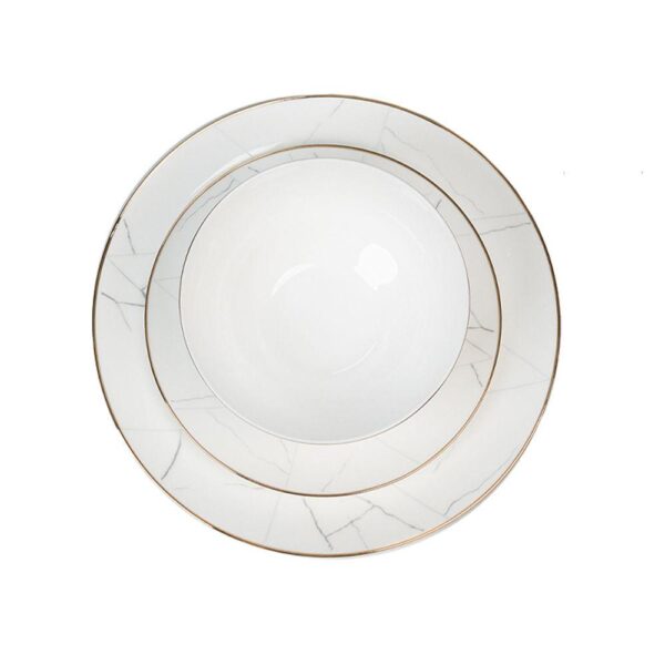 Ozarke's Miguel Marble Design Plates Set