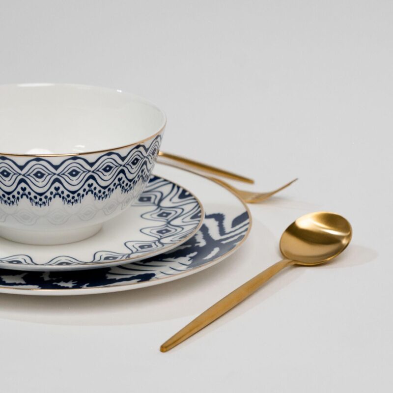 Ozarke's Parker Blue Designed Plates Set - Image 3