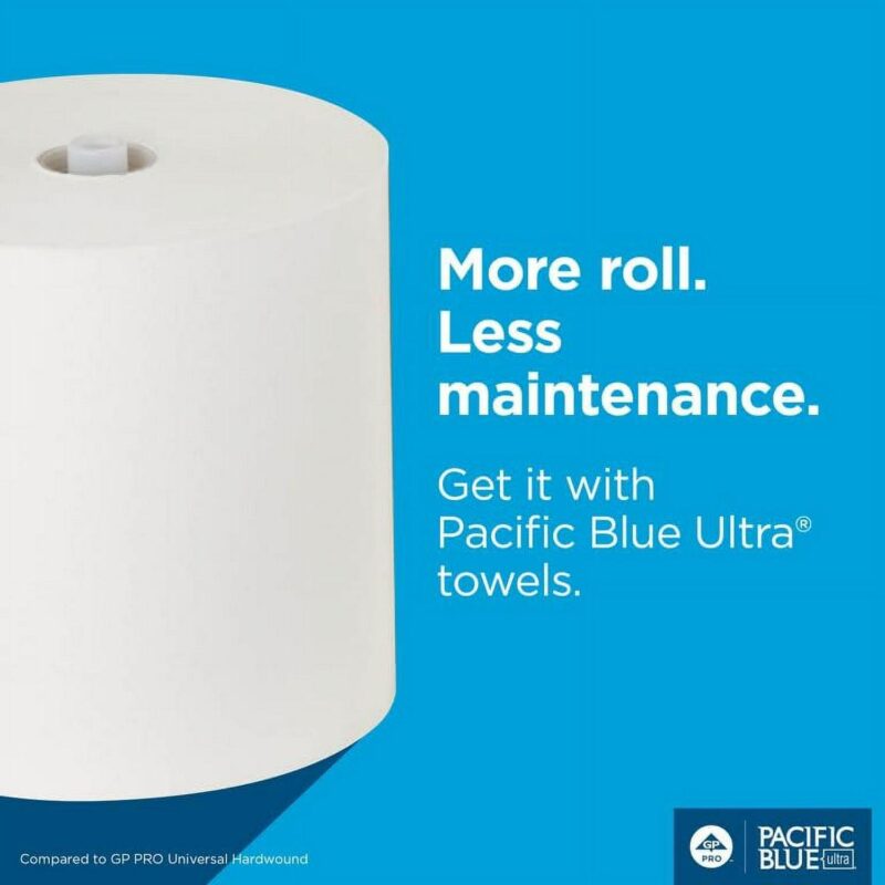 Pacific Blue Ultra Hardwound Paper Towels, 26490, White, 6 Count - Image 14