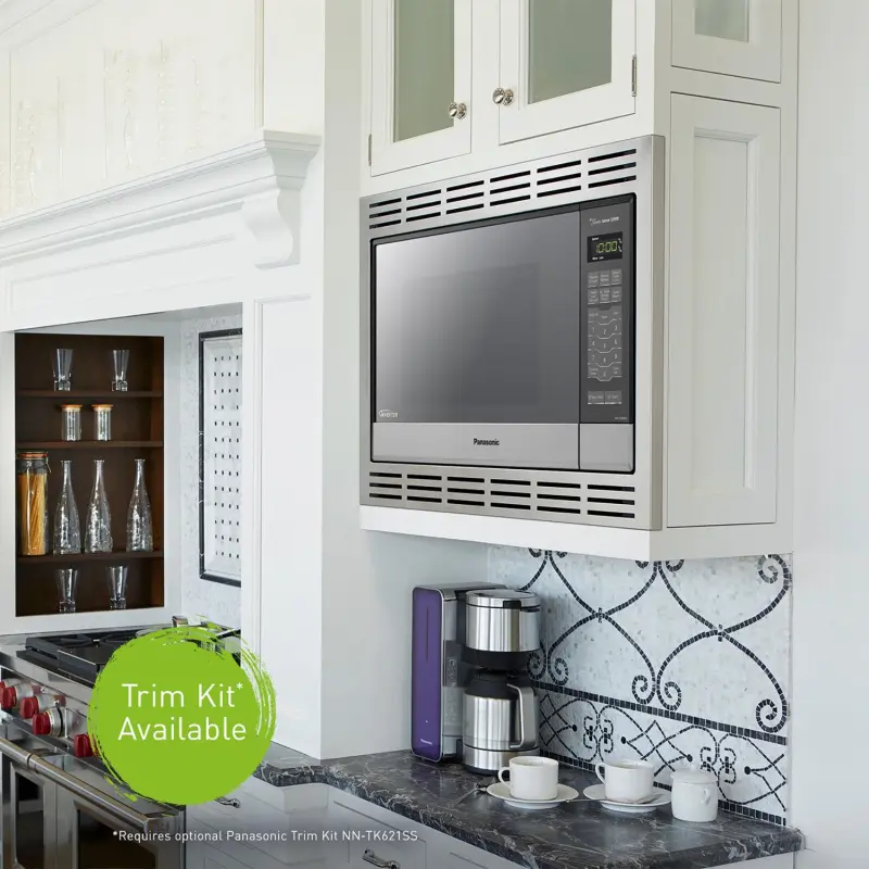 Panasonic Genius Sensor 1.2 Cu. Ft. 1200W Countertop/Built-In Microwave Oven with Inverter Technology - Image 8