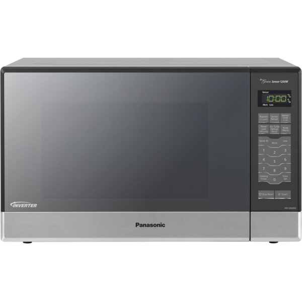 Panasonic Genius Sensor 1.2 Cu. Ft. 1200W Countertop/Built-In Microwave Oven with Inverter Technology