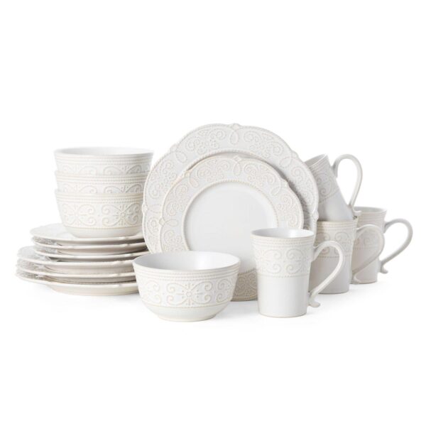 Pfaltzgraff Abby White 16-pc. Dinnerware Set