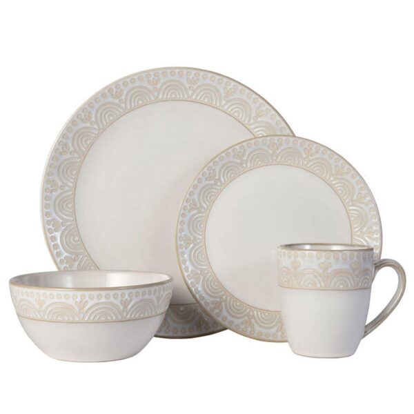 Pfaltzgraff Amelia Cream 16-pc. Dinnerware Set