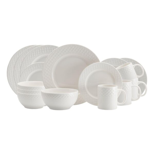 Pfaltzgraff Basket Weave 16-Piece Dinnerware Set