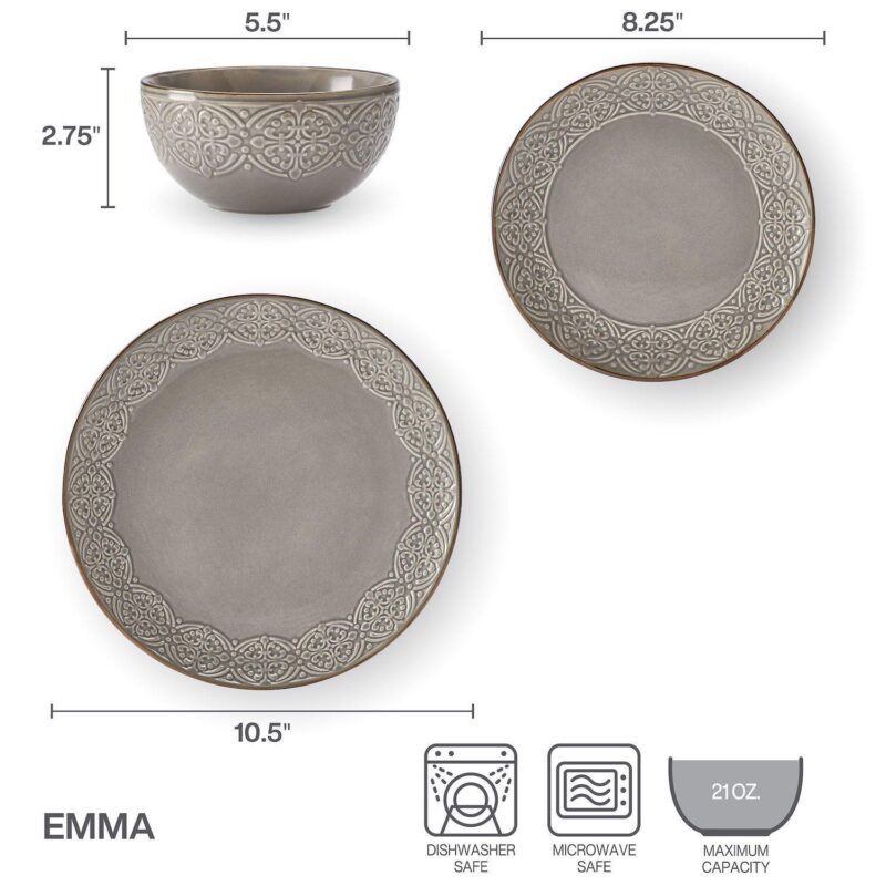 Pfaltzgraff Emma 12-pc. Dinnerware Set - Image 8