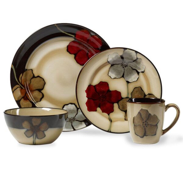 Pfaltzgraff Painted Poppies 16-pc. Dinnerware Set