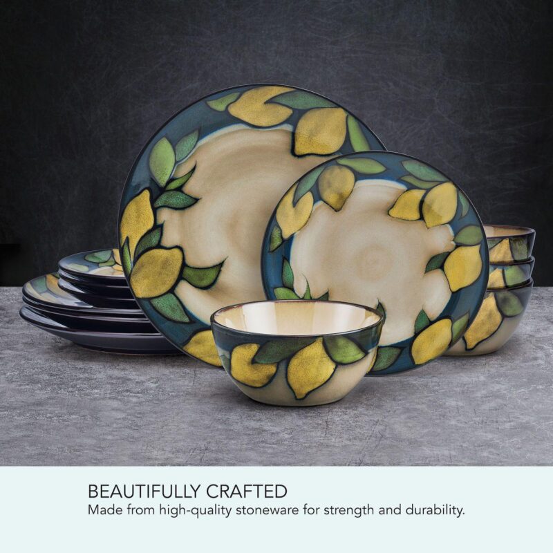 Pfaltzgraff Painted Lemons 12-pc. Dinnerware Set - Image 2