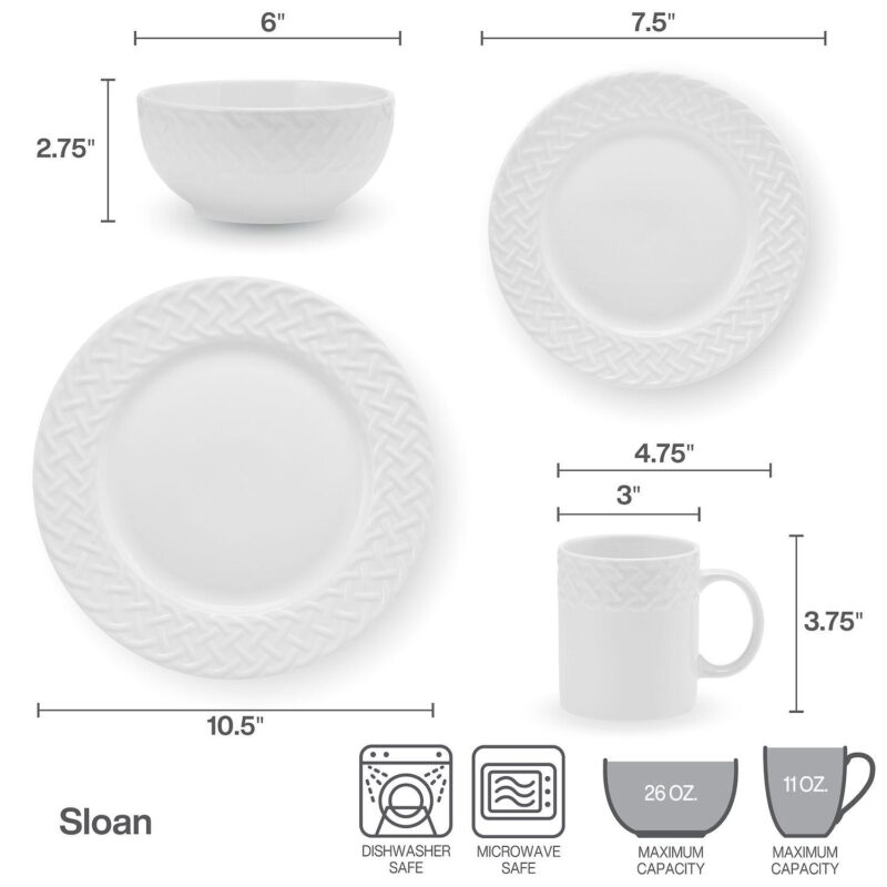 Pfaltzgraff Sloan 32-Piece Dinnerware Set - Image 9