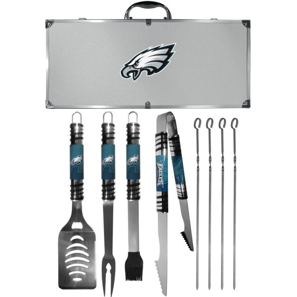 Philadelphia Eagles Tailgater 8-Piece BBQ Grill Set