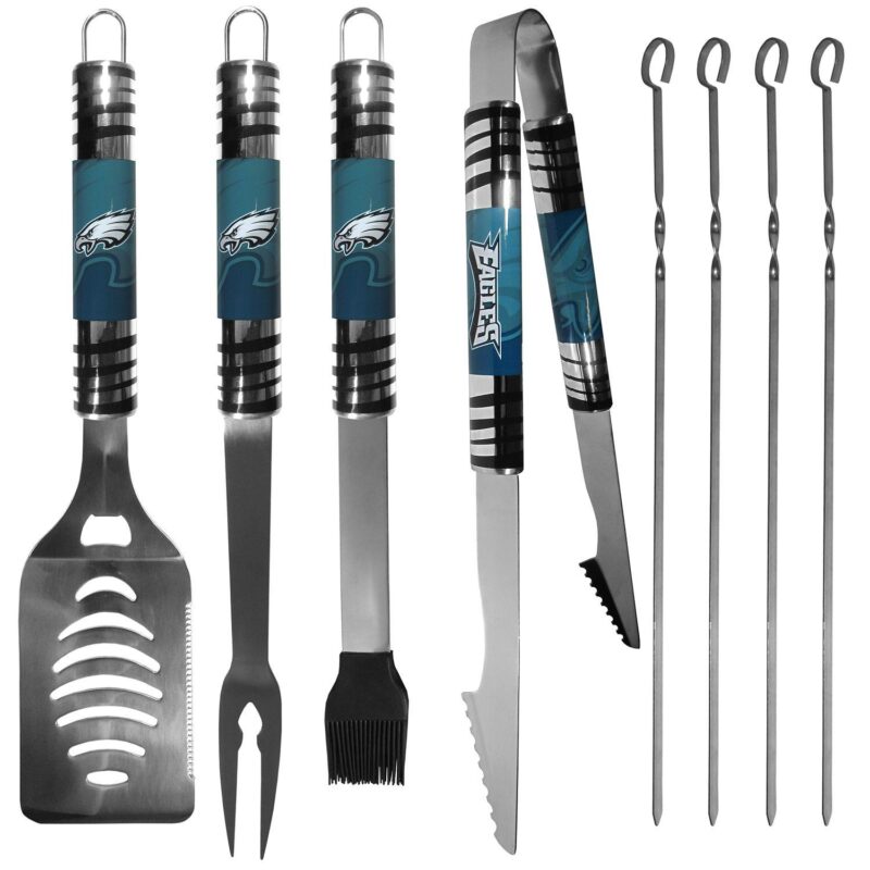 Philadelphia Eagles Tailgater 8-Piece BBQ Grill Set - Image 2