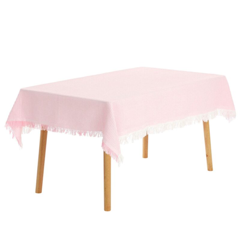 Picnic Dinner Cotton Linen Tassels Oil-proof Table Cover 1 Pc 51  X 71 - Image 8
