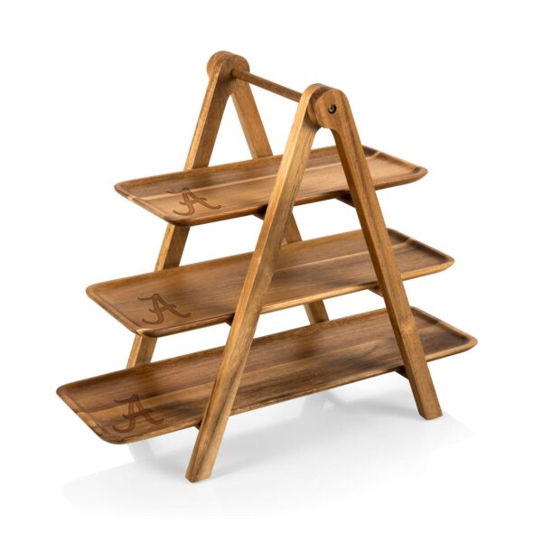 Picnic Time Alabama Crimson Tide Tiered Ladder Serving Station