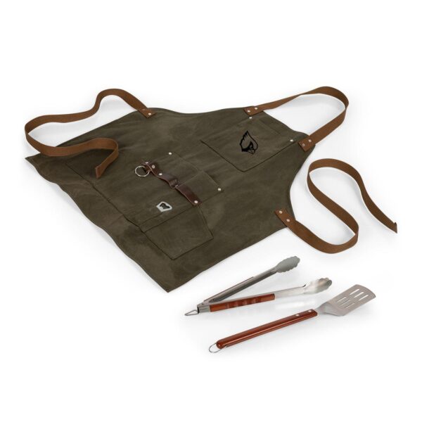 Picnic Time Arizona Cardinals Apron and BBQ Tools Set