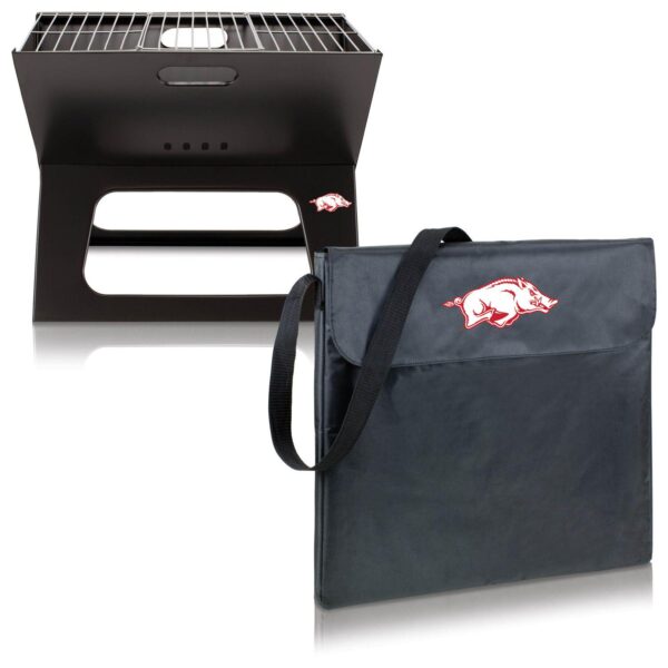 Picnic Time Arkansas Razorbacks Portable X-Grill