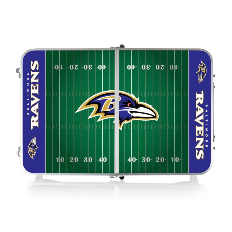 Picnic Time Baltimore Ravens Mini Portable Folding Table - Image 2