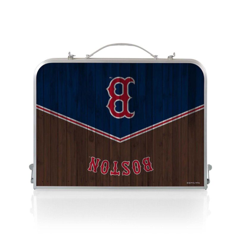 Picnic Time Boston Red Sox Mini Folding Table - Image 3
