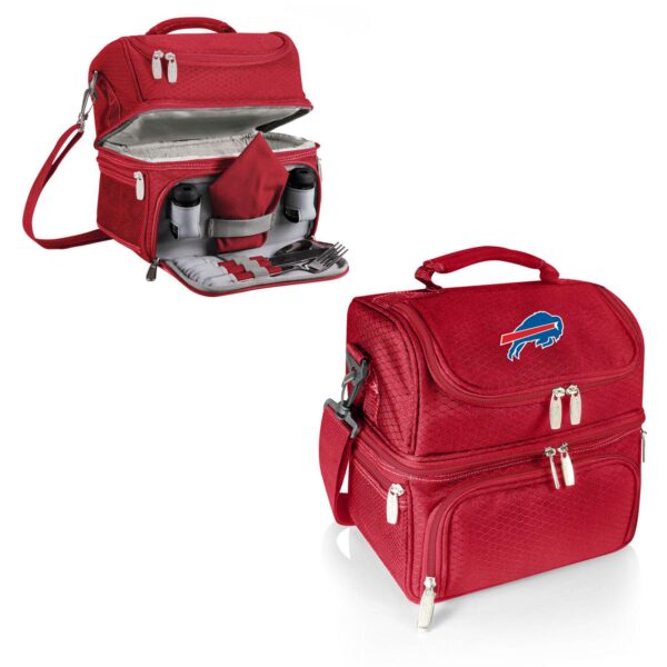 Picnic Time Buffalo Bills Pranzo 7-Piece Insulated Cooler Lunch Tote Set